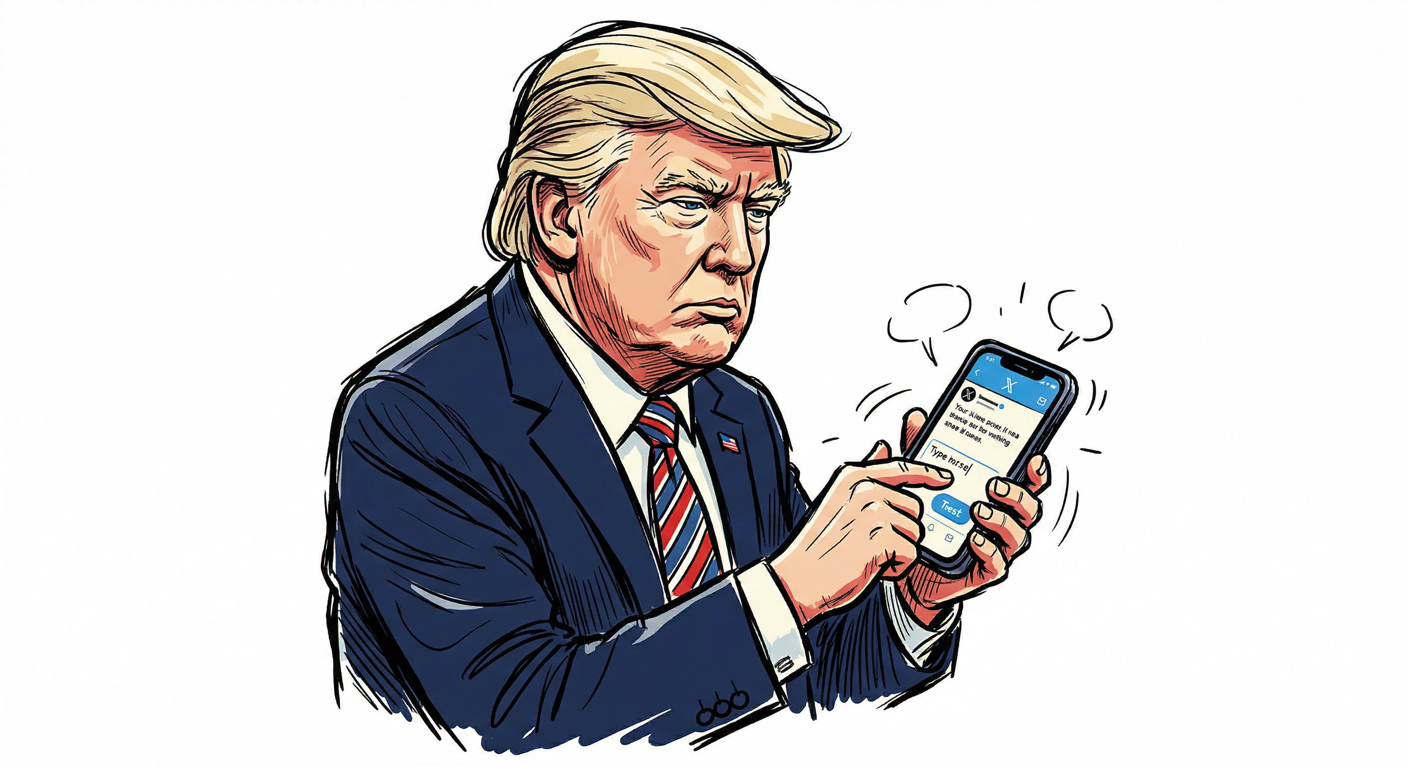 트럼프 일러스트